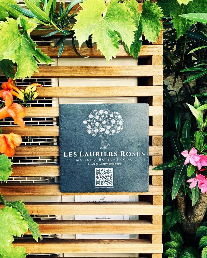 Les Lauriers Roses - Maison D'Hotes Barjac  Exteriör bild